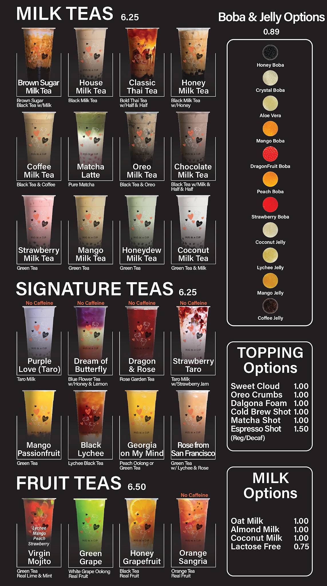 Kokee Tea меню