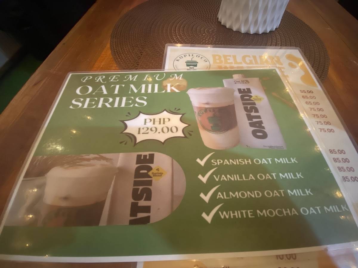 Kopi Loco меню