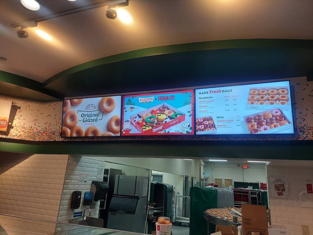 Krispy Kreme меню