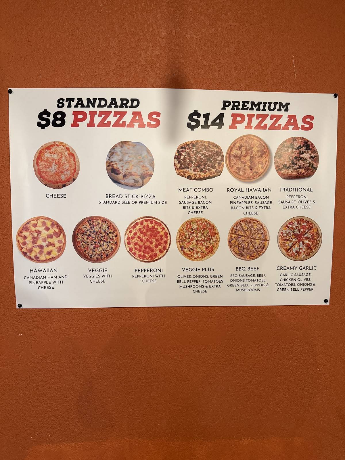 Krust Pizza меню