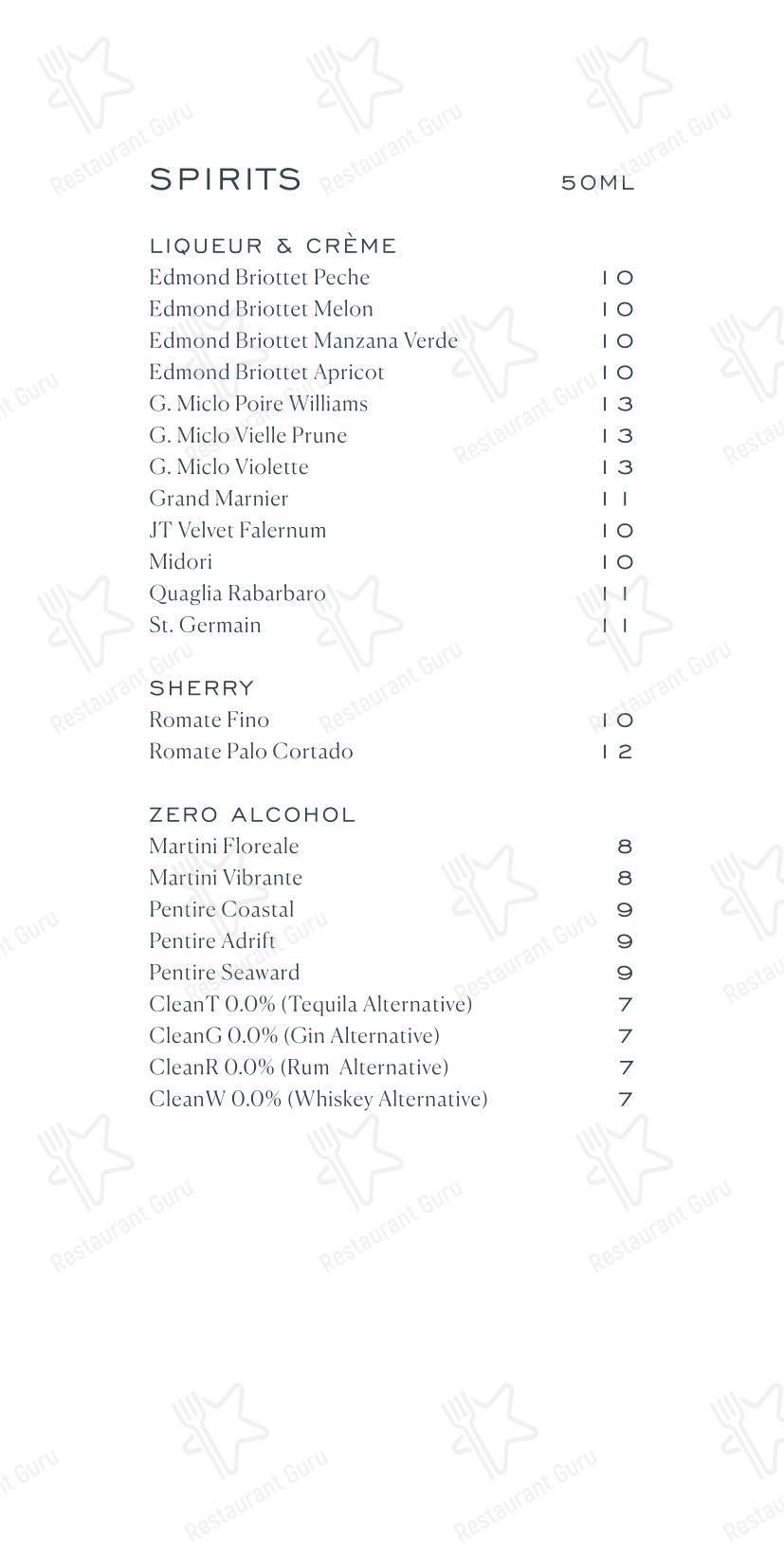 LEYDI в Лондоне - Wine Menu