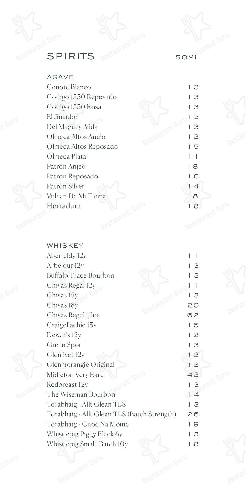 Меню ресторана LEYDI - Wine Menu