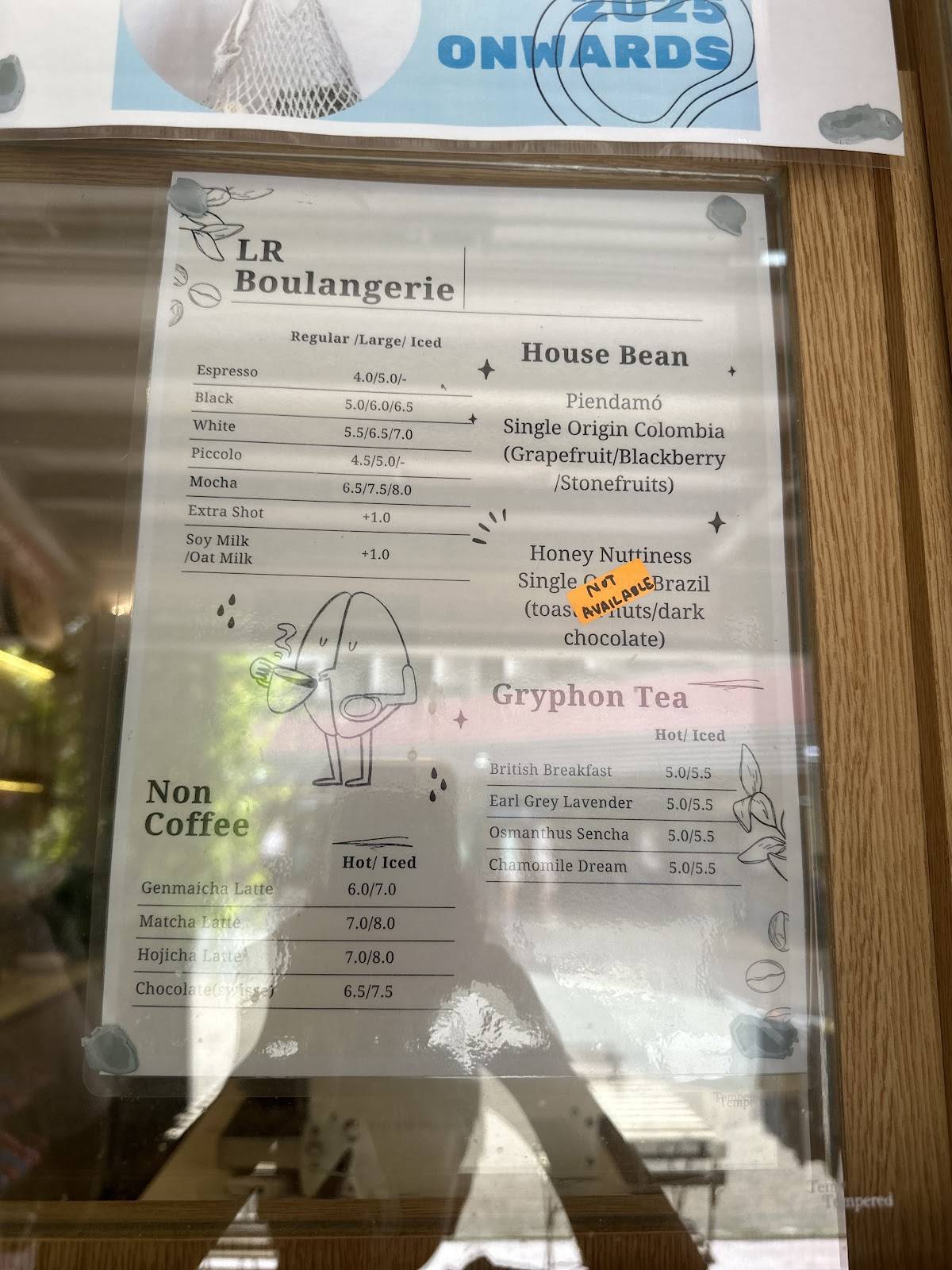 LR boulangerie меню