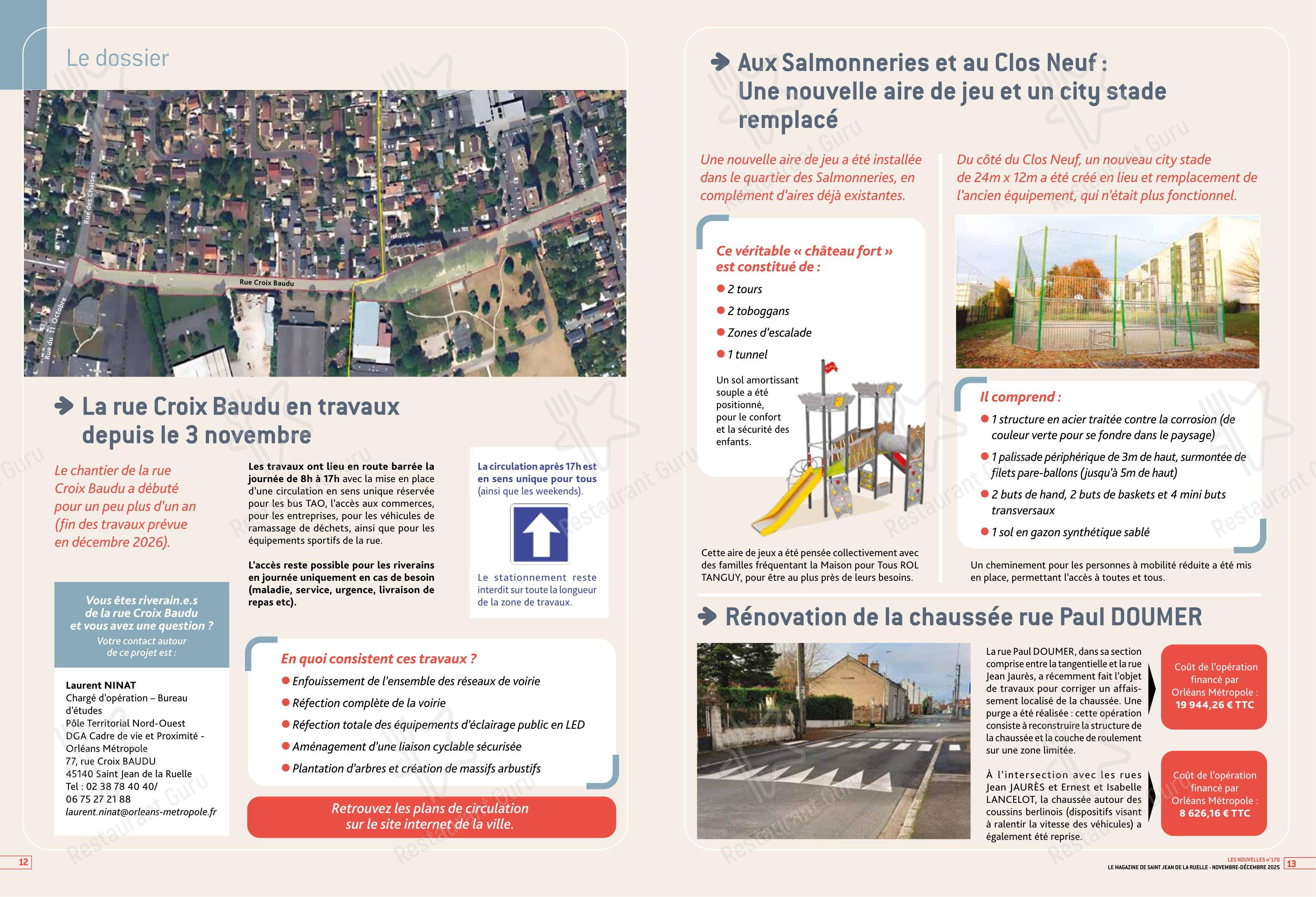 L'Unisson в Сене-Жане-де-ла-Руель - Takeaway Menu