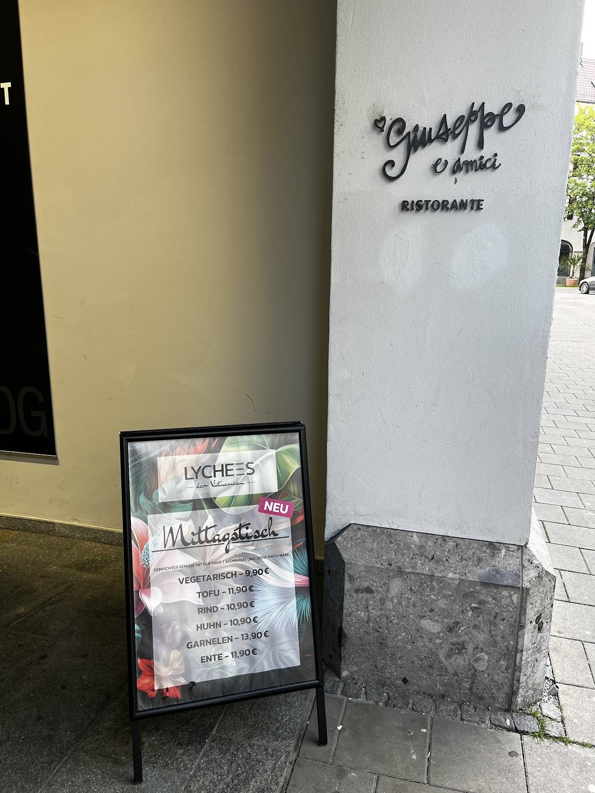 LYCHEES® Rosenheim меню