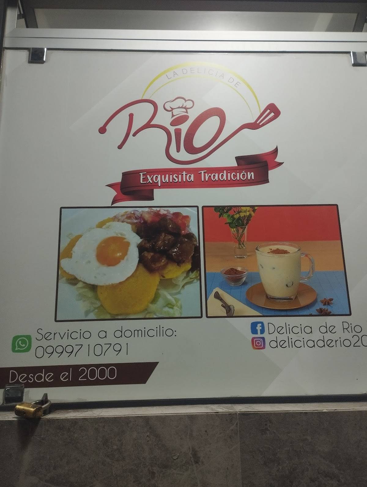 La Delicia de Río меню