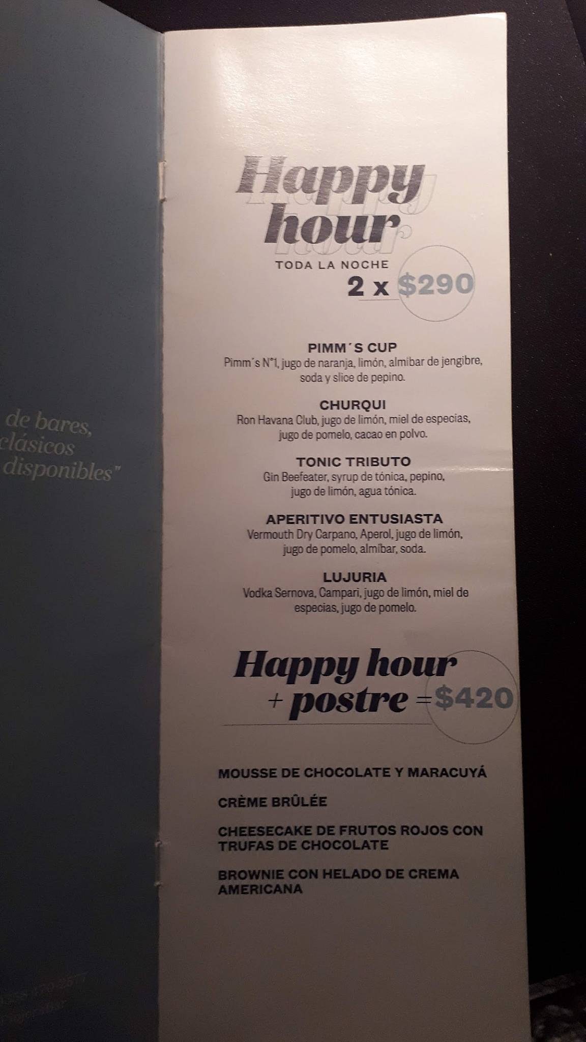 La Piojera меню