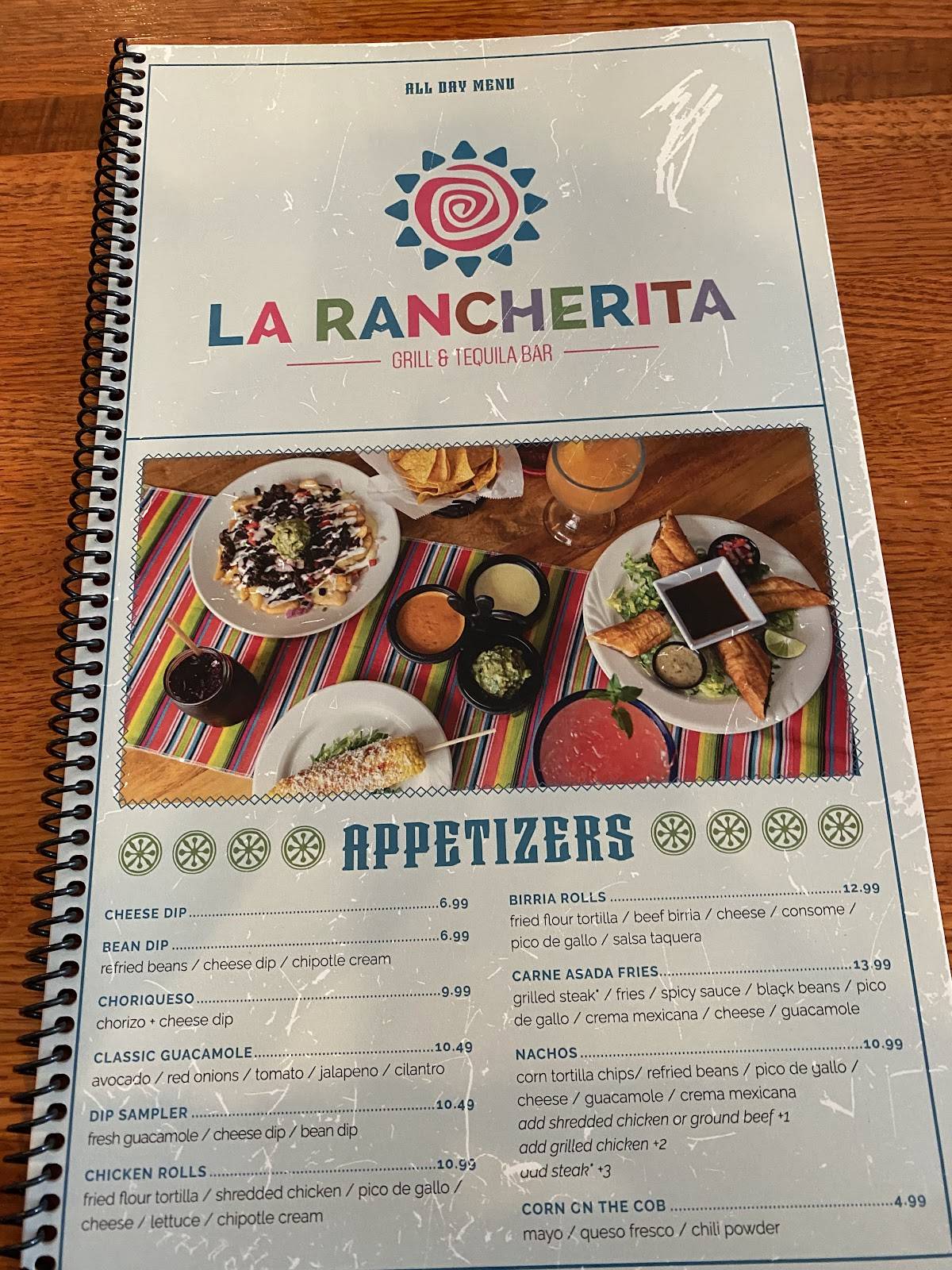 La Rancherita Mexican Restaurant меню