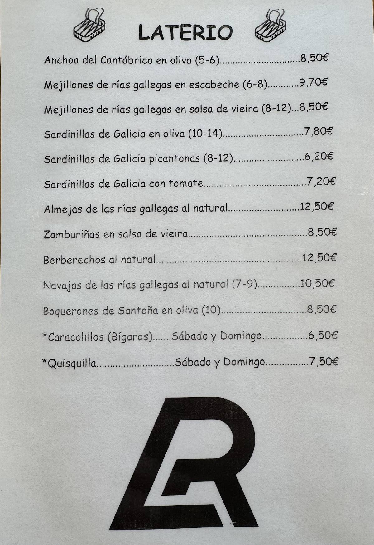 La Ruta меню