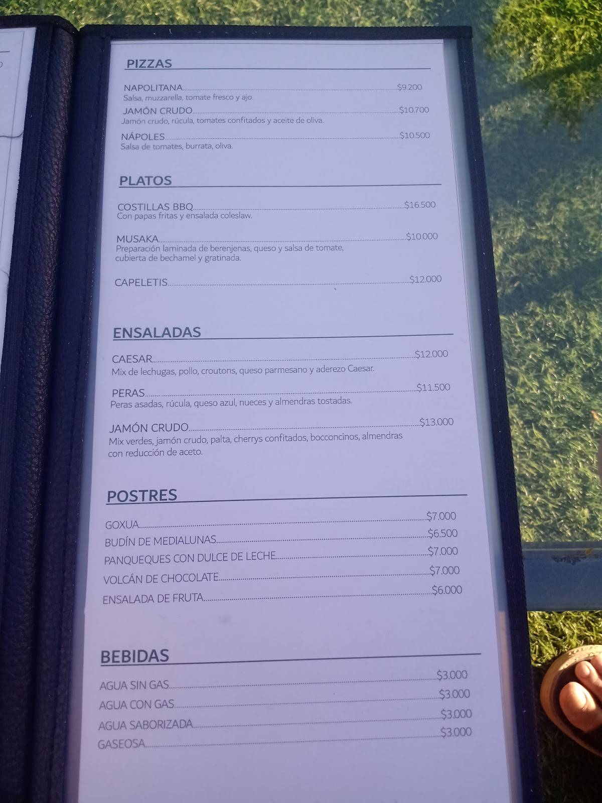 La Terraza Bar меню