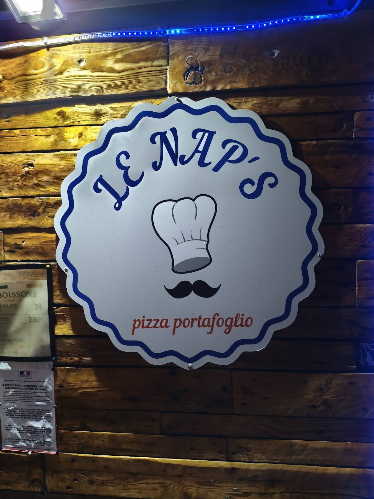 Le Nap's "pizza napolitaine " меню