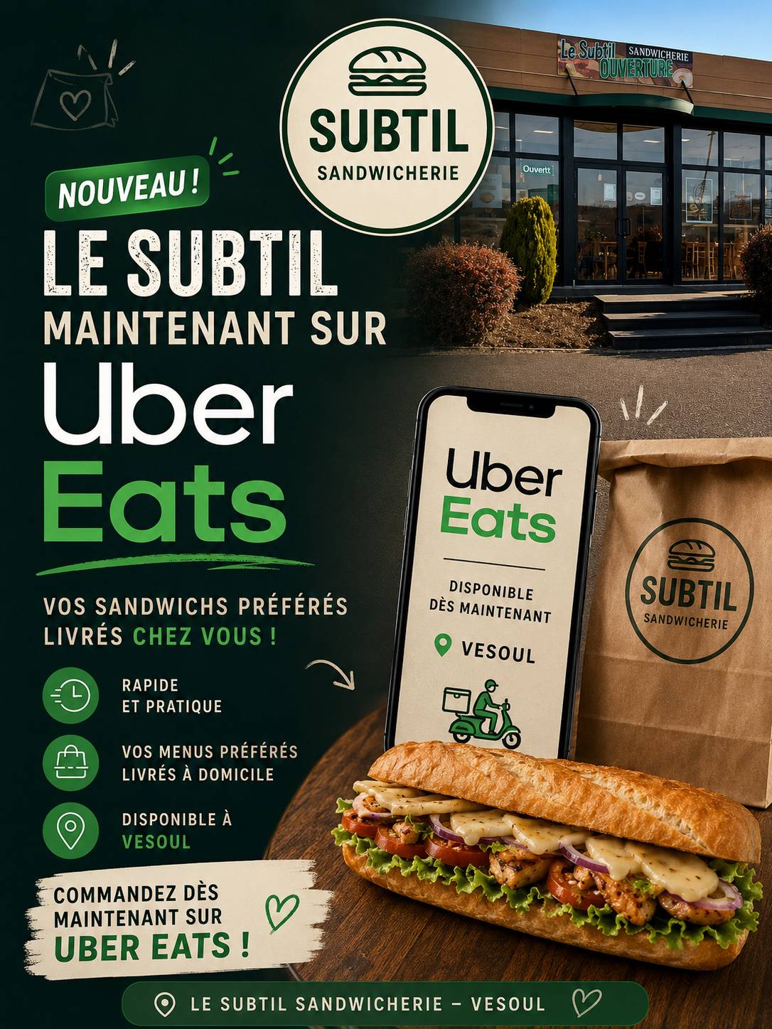Le Subtil меню