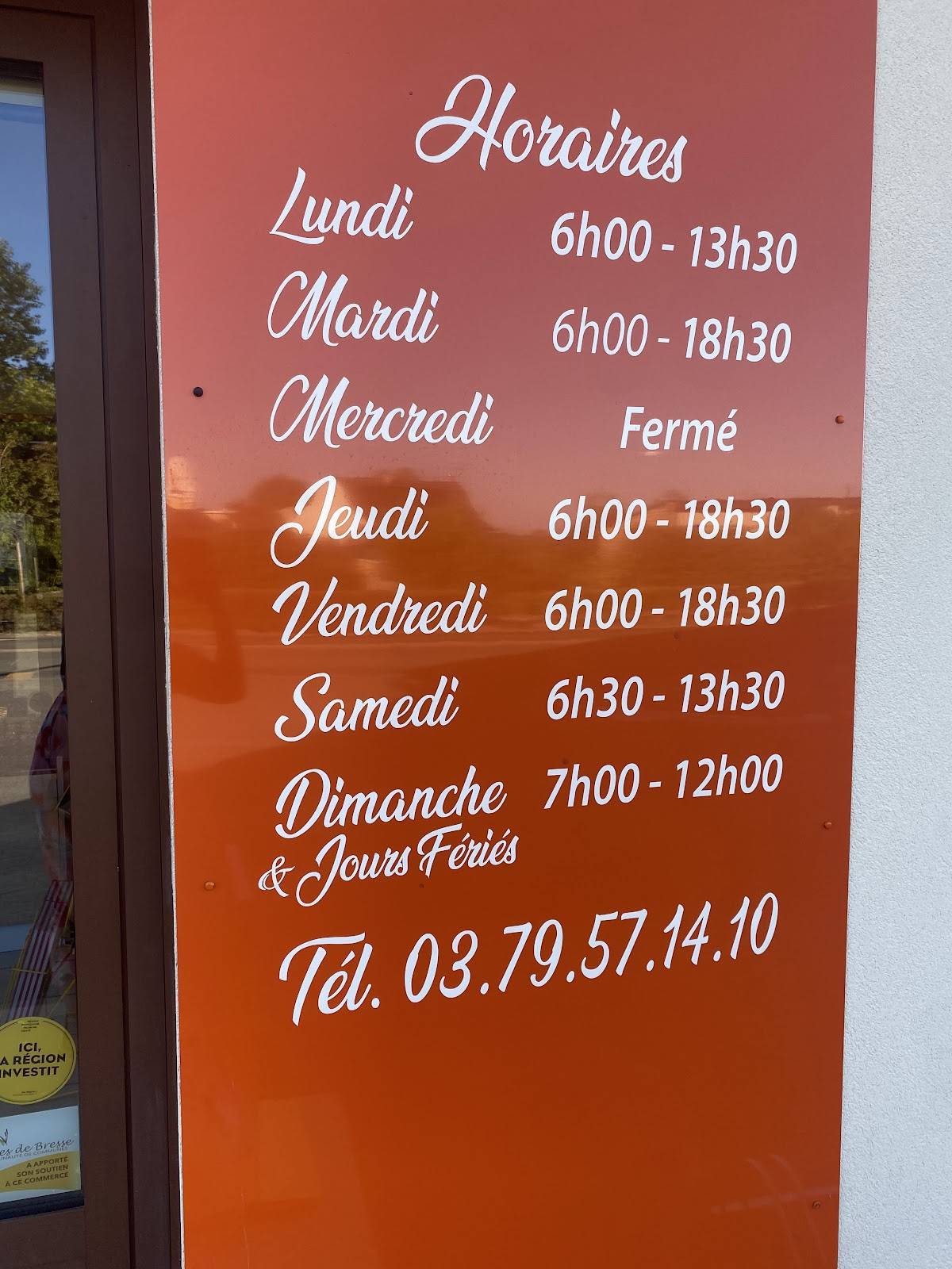 Le fournil de Rancy меню