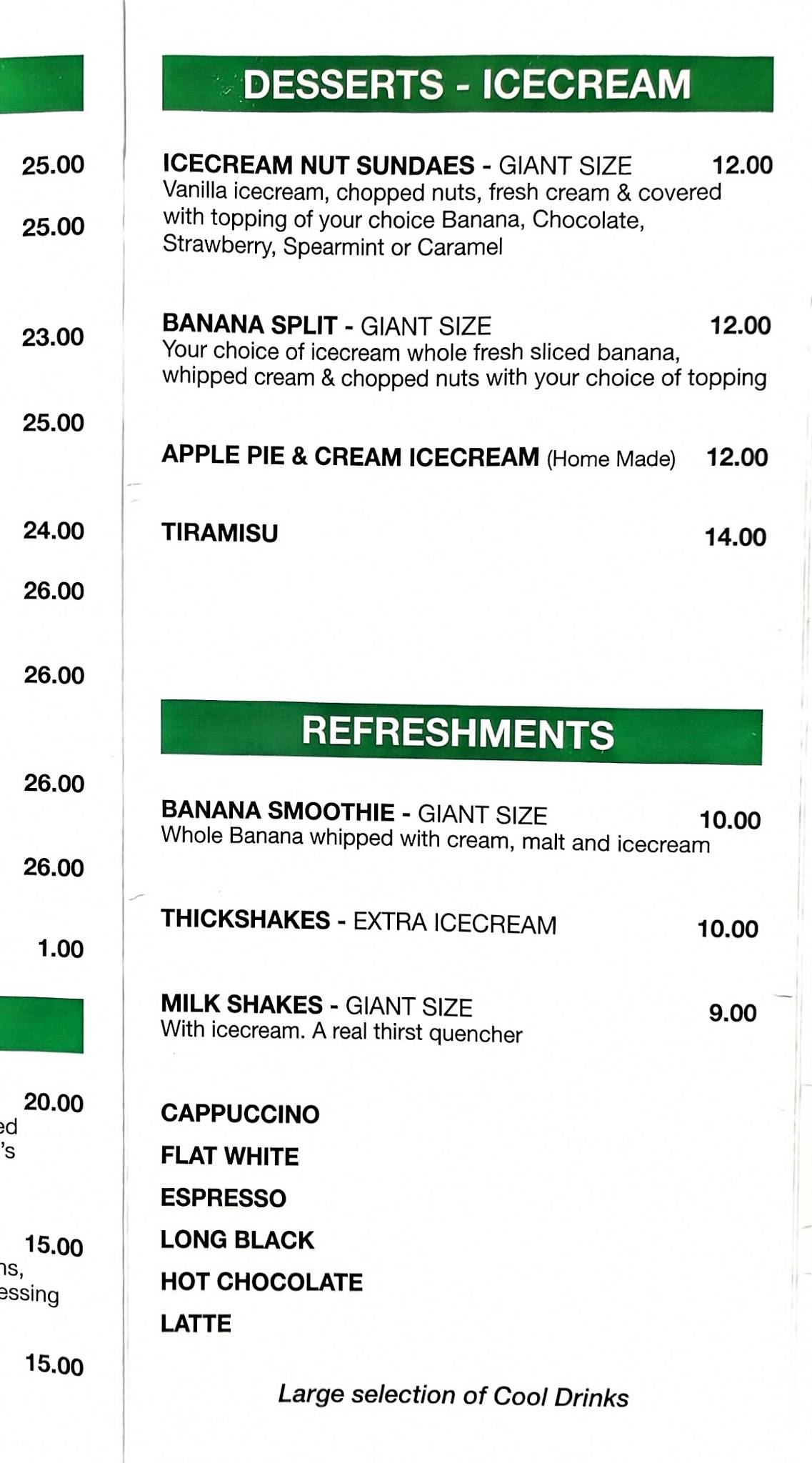 Leo's Pizza меню