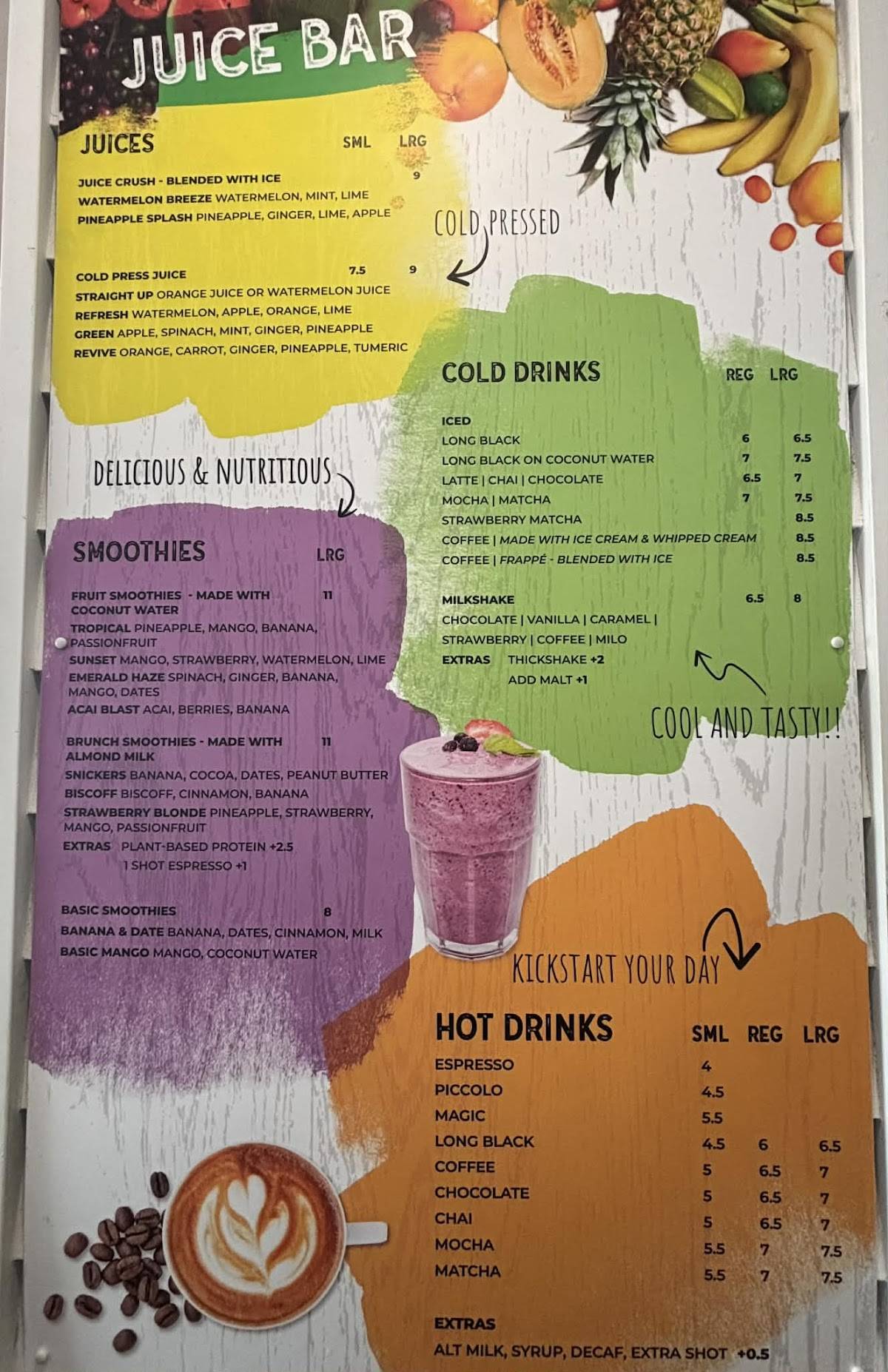 Local Social Mooloolaba меню