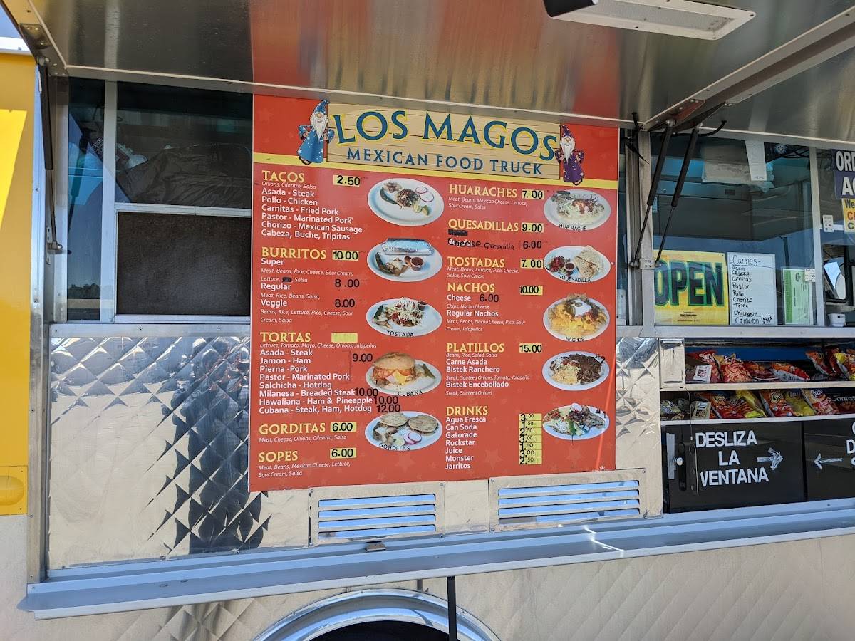 Los Magos Food Truck меню