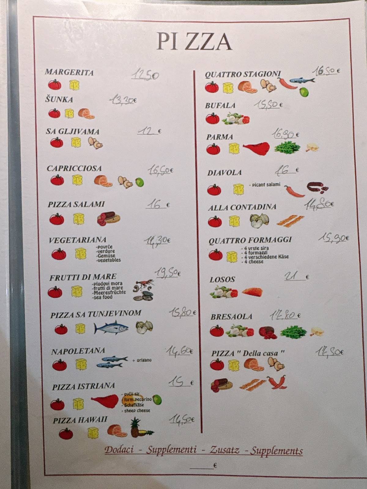 M&L Restaurant меню
