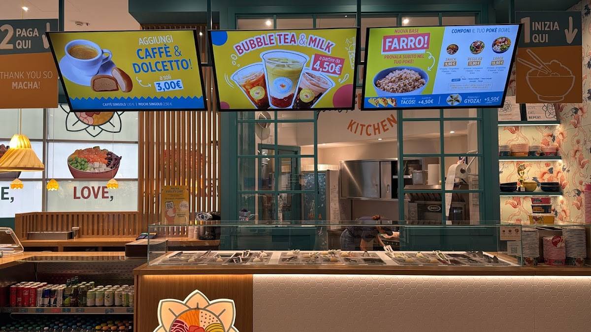 Macha Pokè Roma Est меню