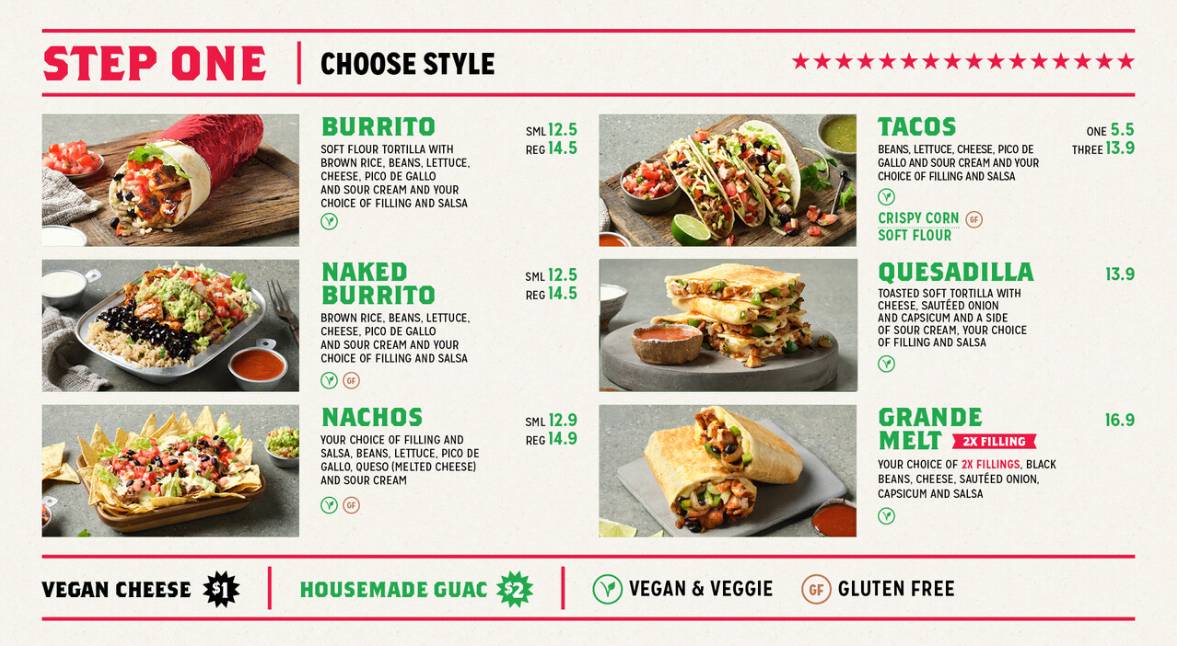 Mad Mex Point Cook меню