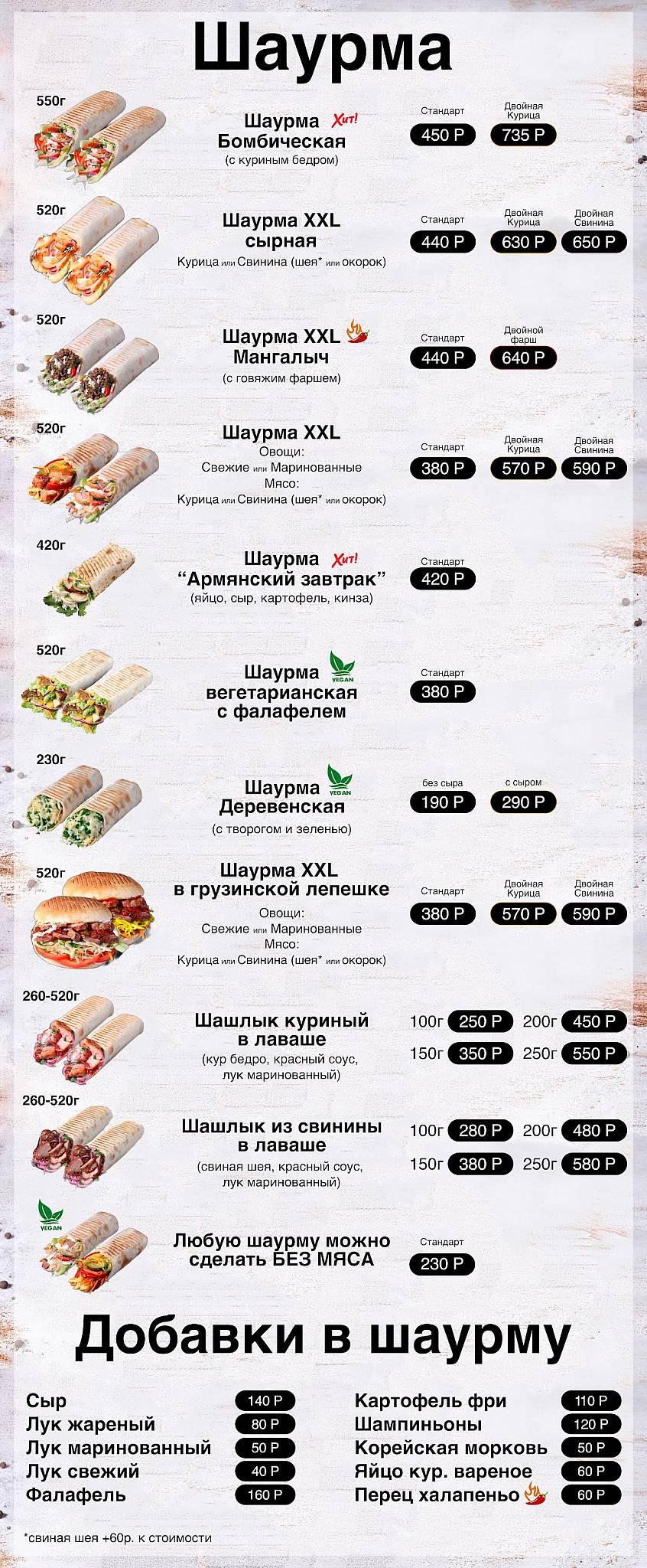 Мангалыч меню