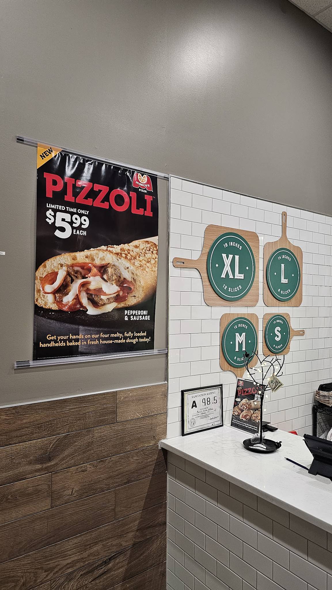 Marco's Pizza меню