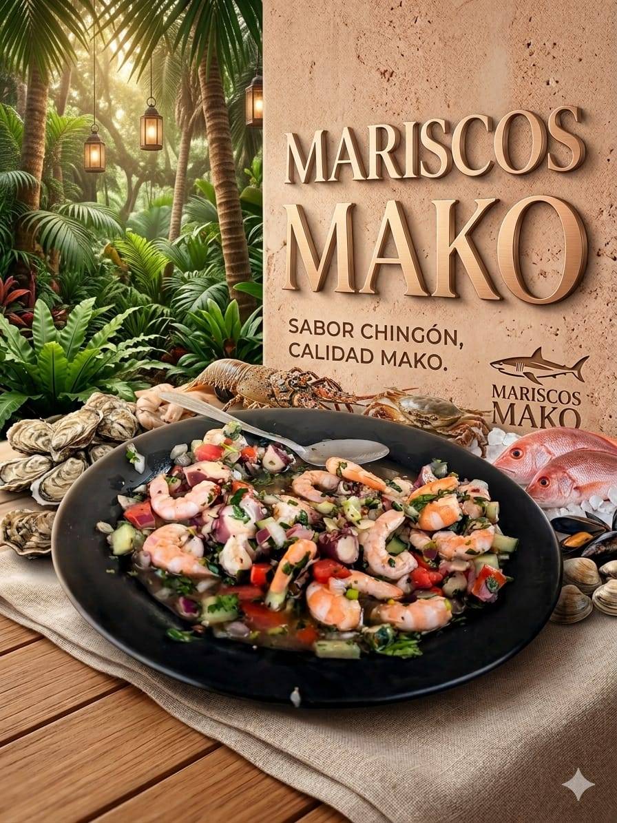 Mariscos Mako меню