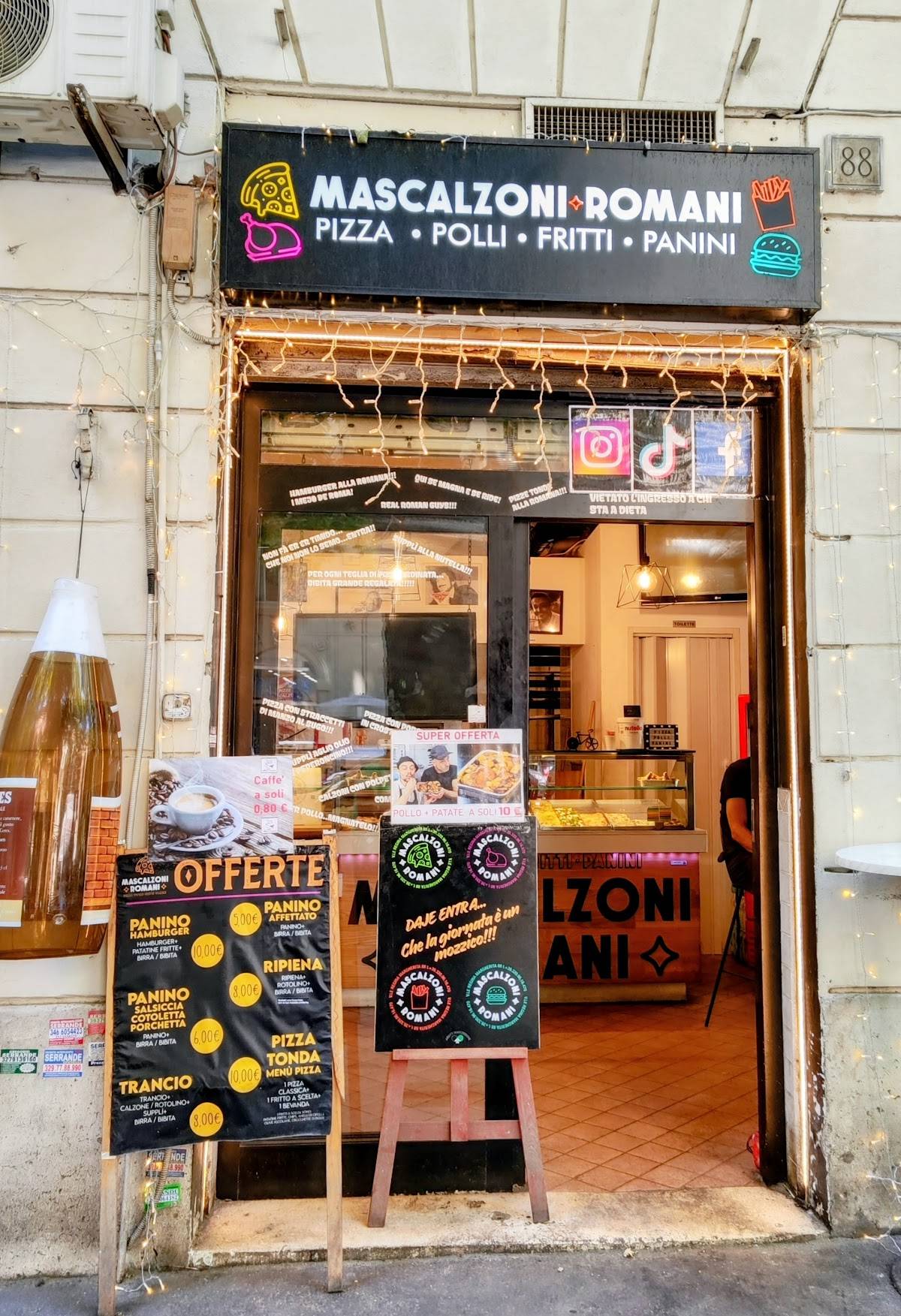 Mascalzoni Romani меню