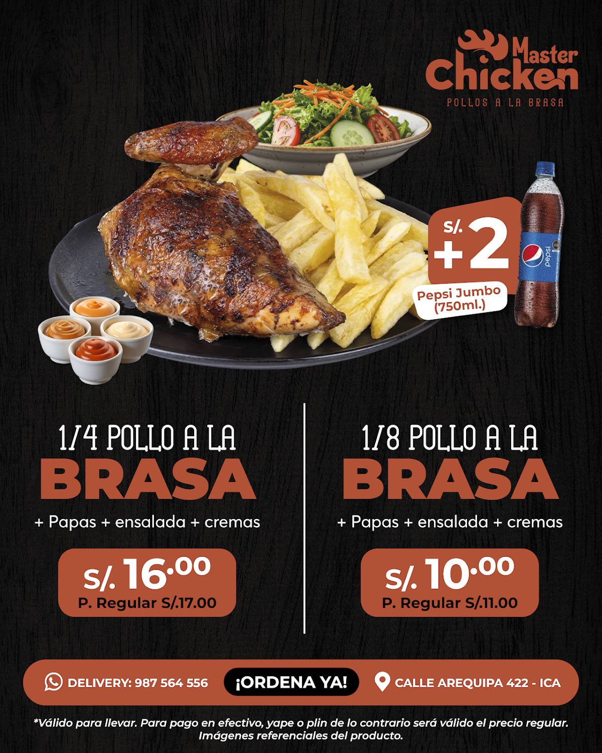 Master Chicken Polleria меню