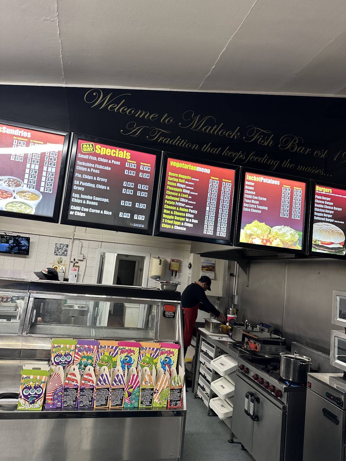 Matlock Fish Bar меню