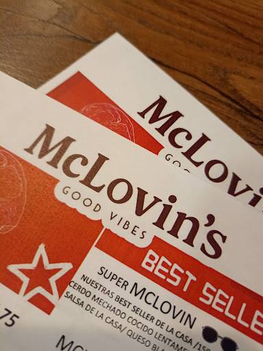McLovin's меню