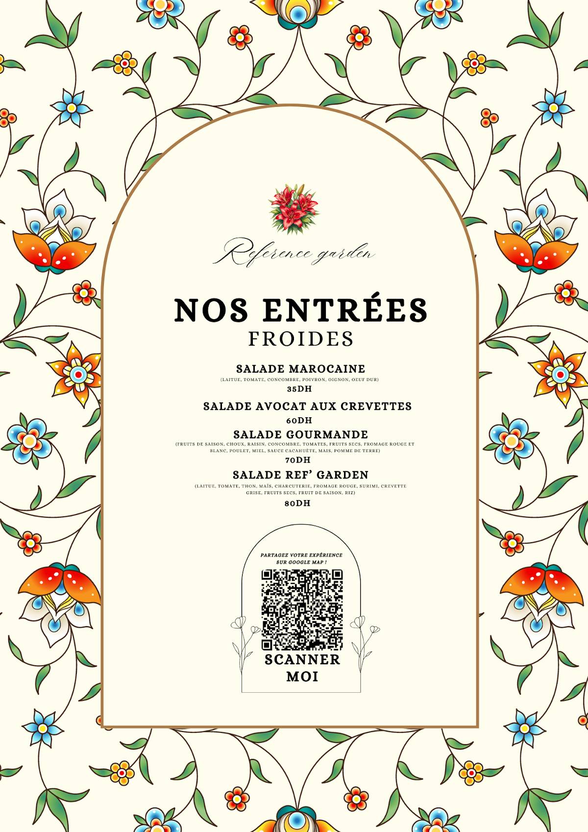 Reference Garden меню