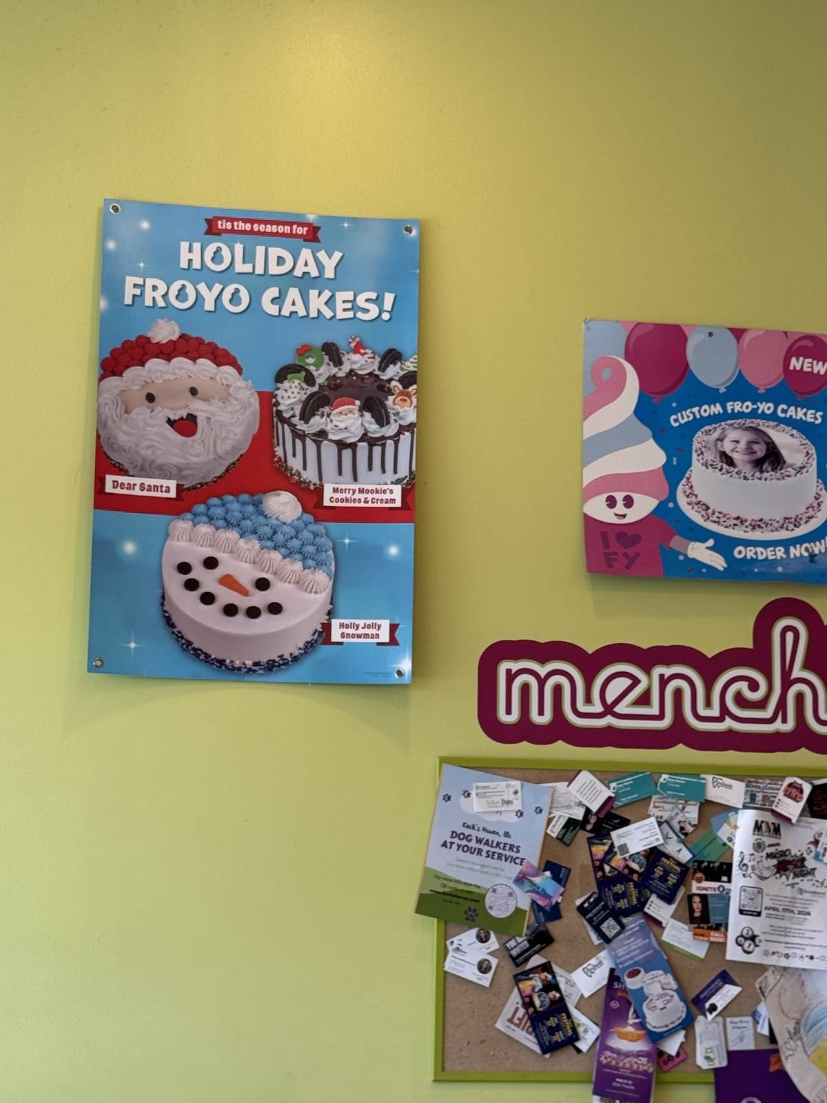 Menchie's Frozen Yogurt меню