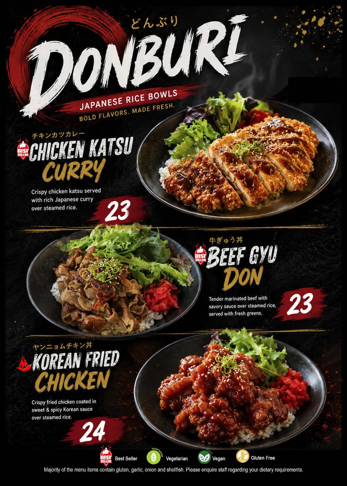 Merge Pan-Asian Yakitori Bar меню