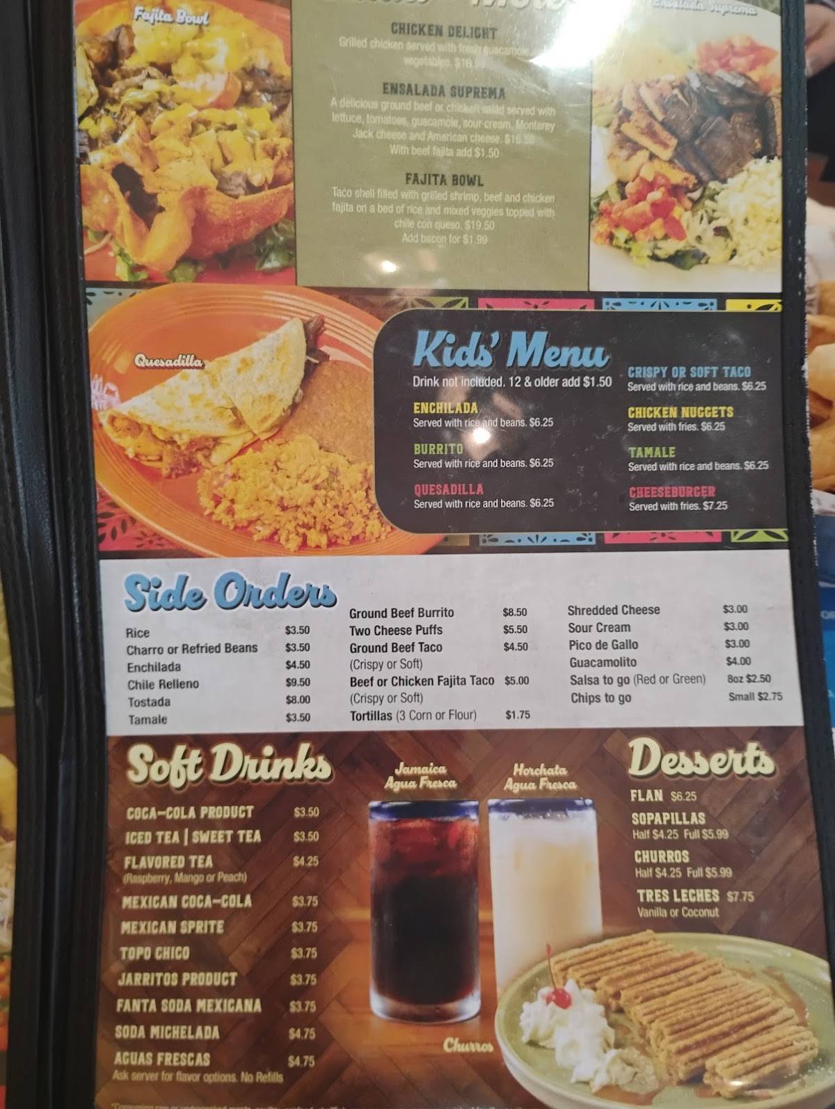 Mi Rancho Humble меню