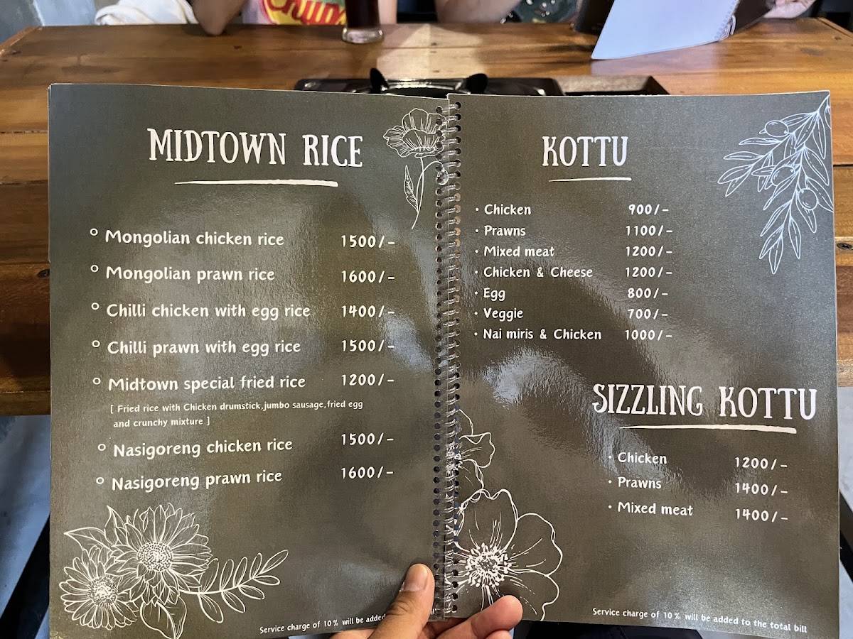 Midtown Kandy меню