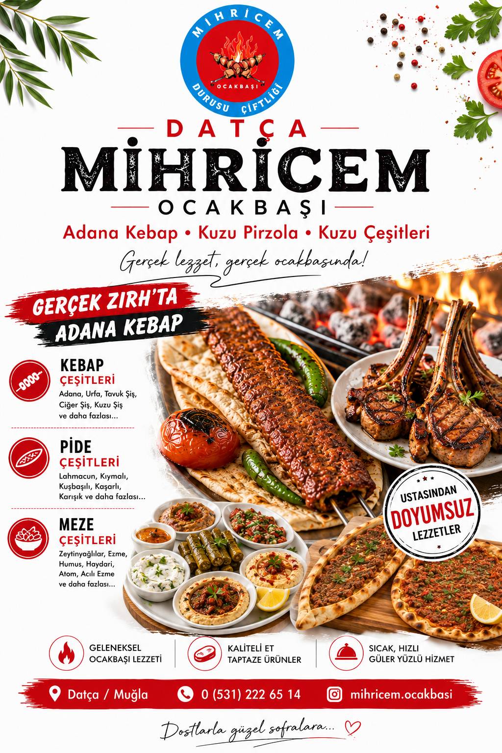 Mihricem Ocakbaşı меню