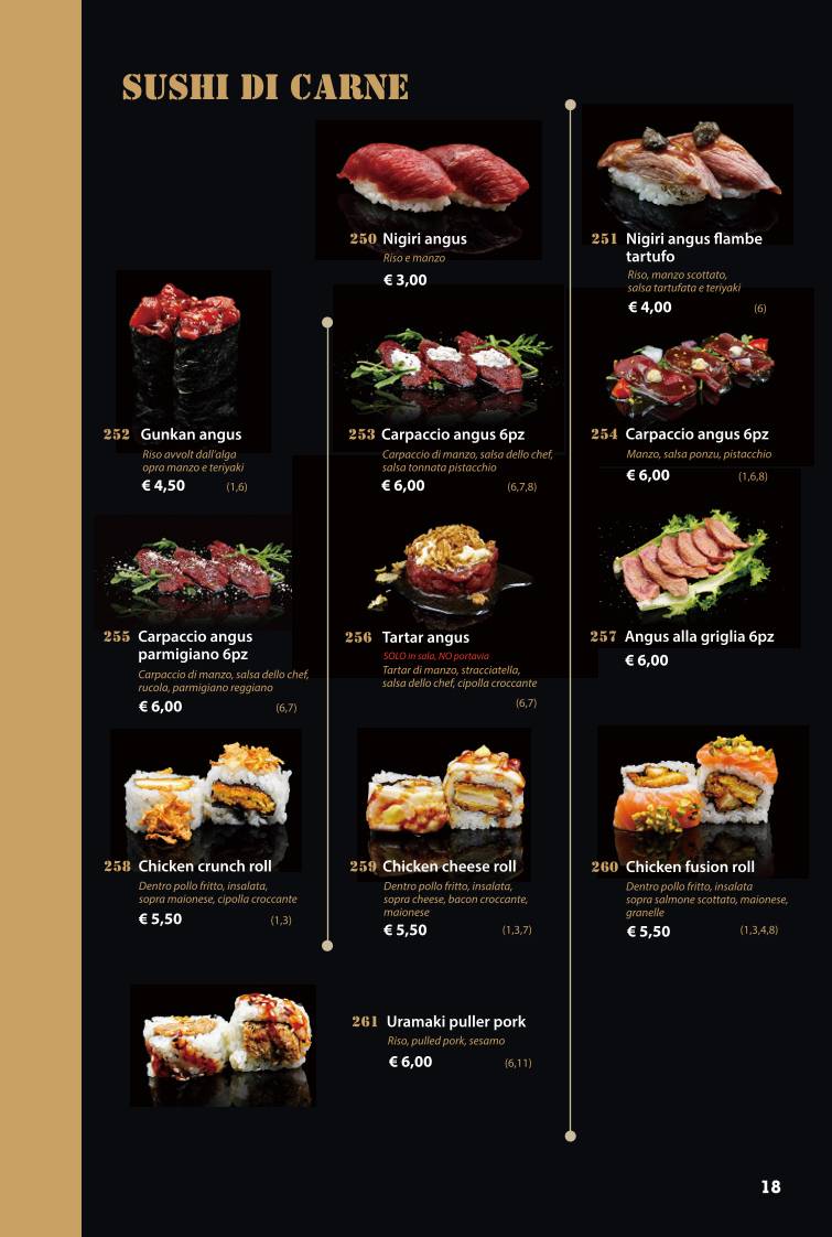Moona Sushi меню