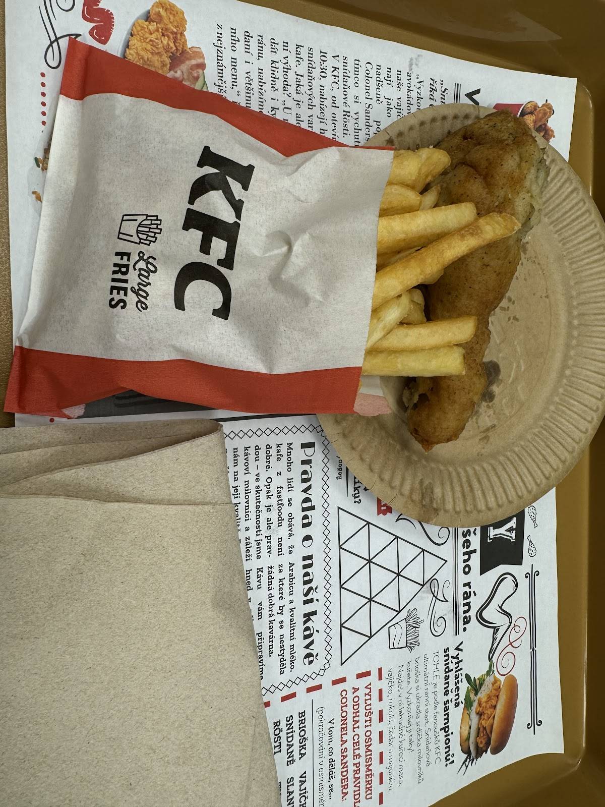 KFC меню