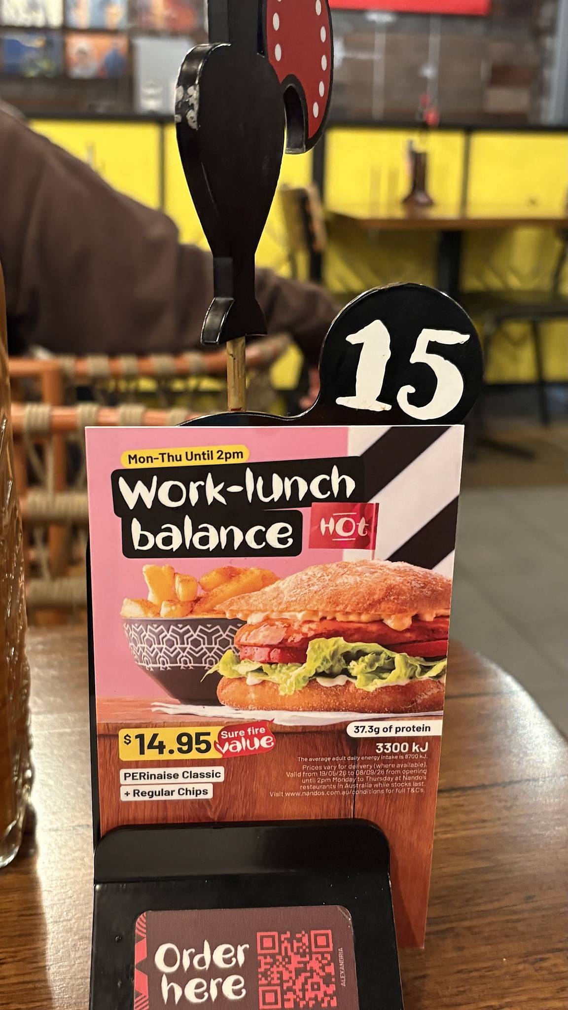 Nando's Alexandria меню