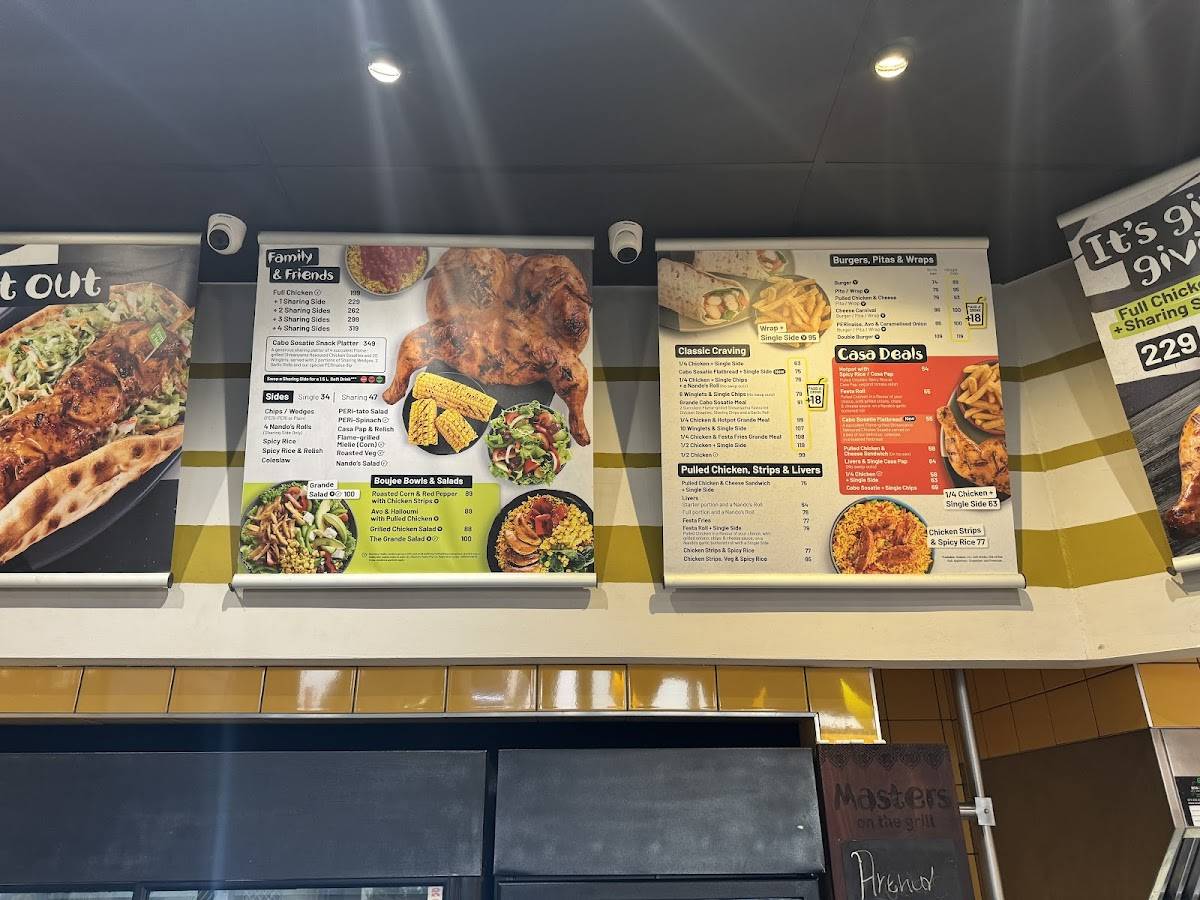 Nando's Groblersdal меню