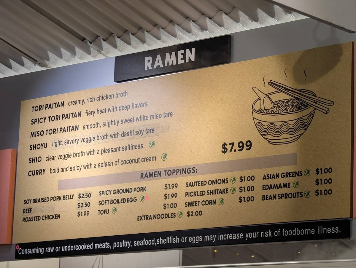 Noodle Lab Boston меню