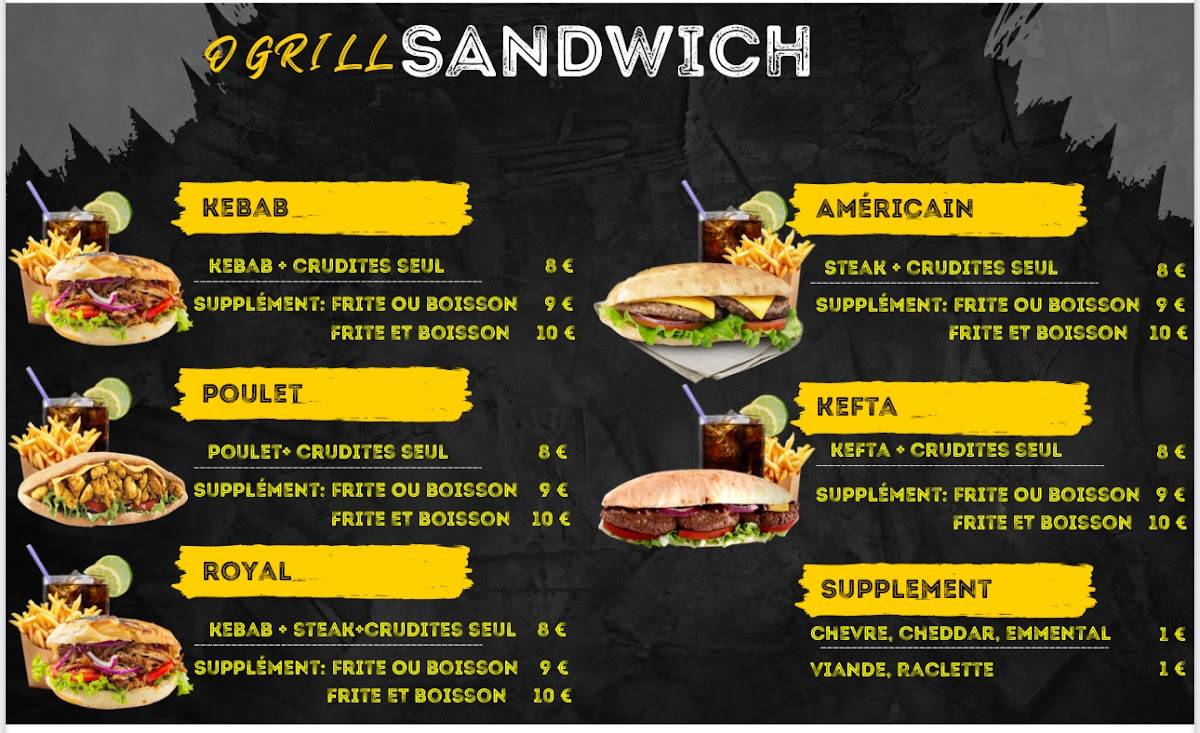 O GRILL меню