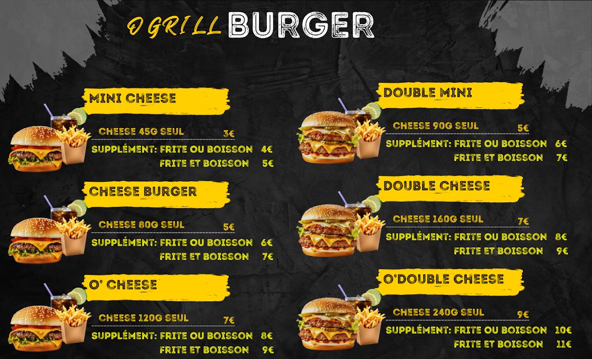 O GRILL меню