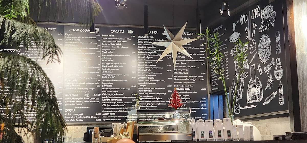 O'Caffe меню
