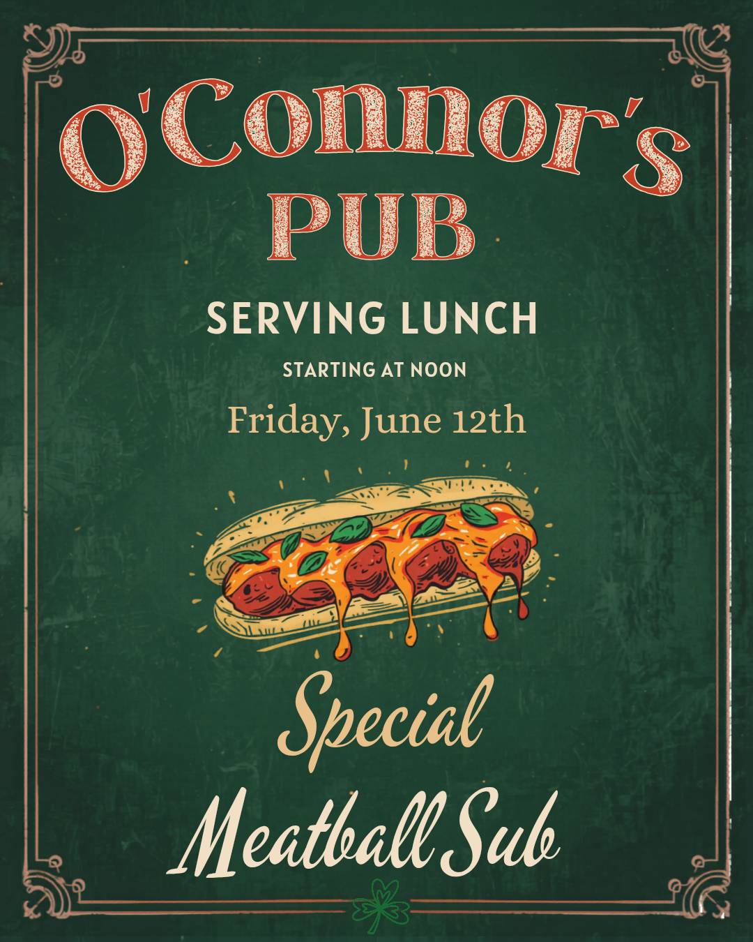 O'Connor's Pub & Package Store меню