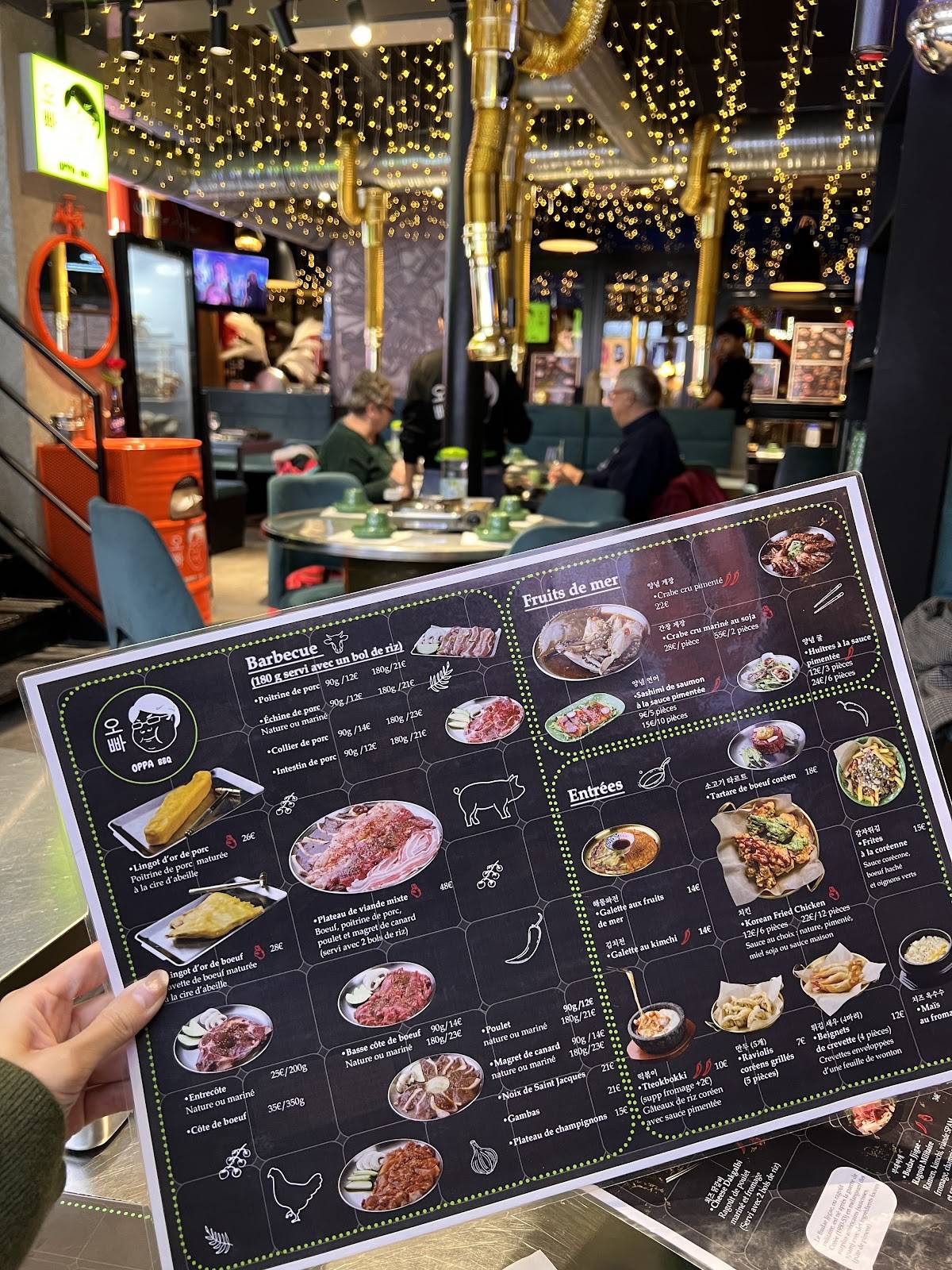Oppa BBQ - Restaurant Coréen à Châtelet меню