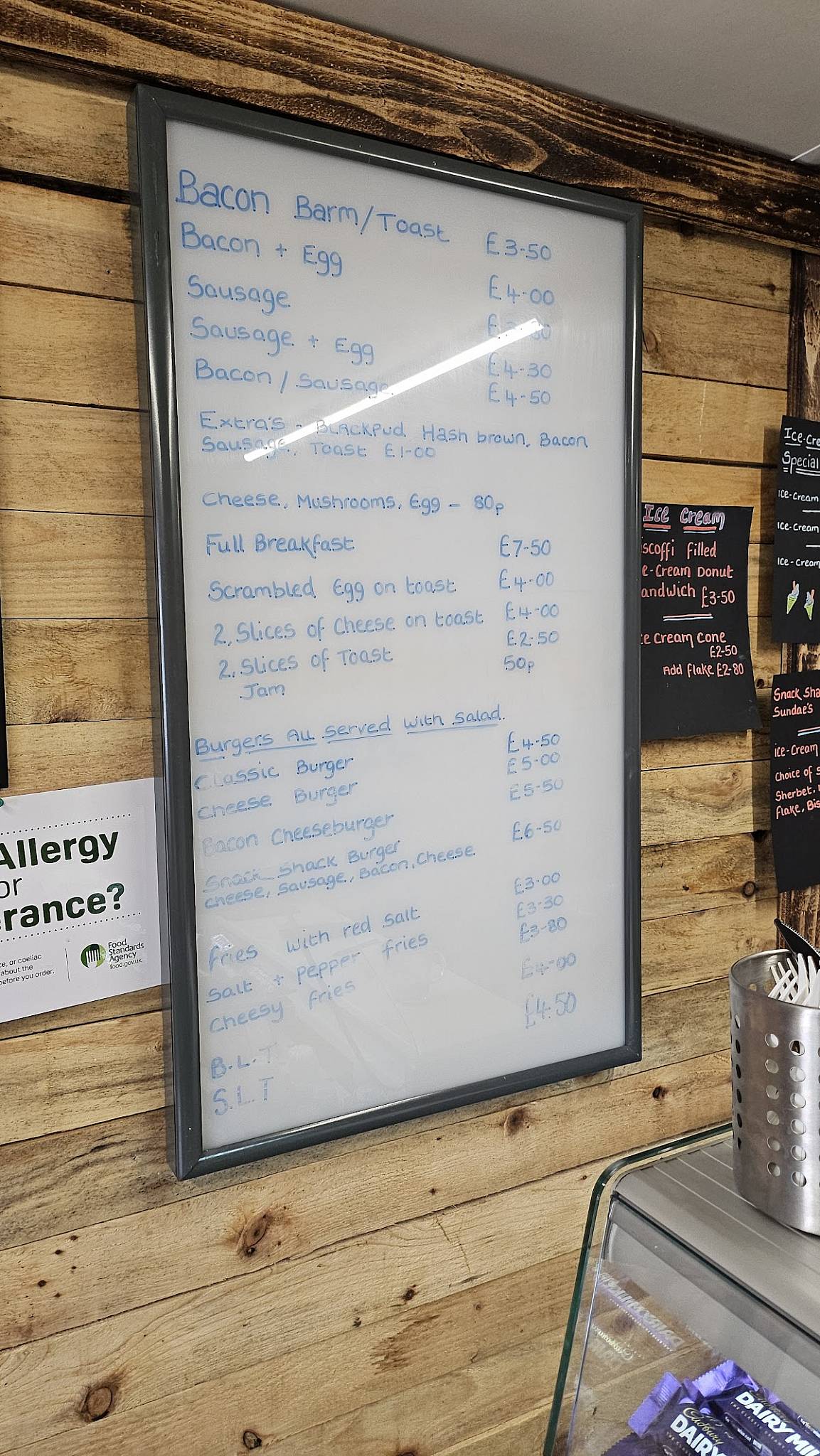Snack Shack меню