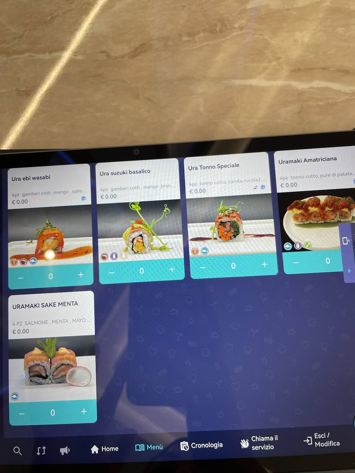 OvO SUSHI меню