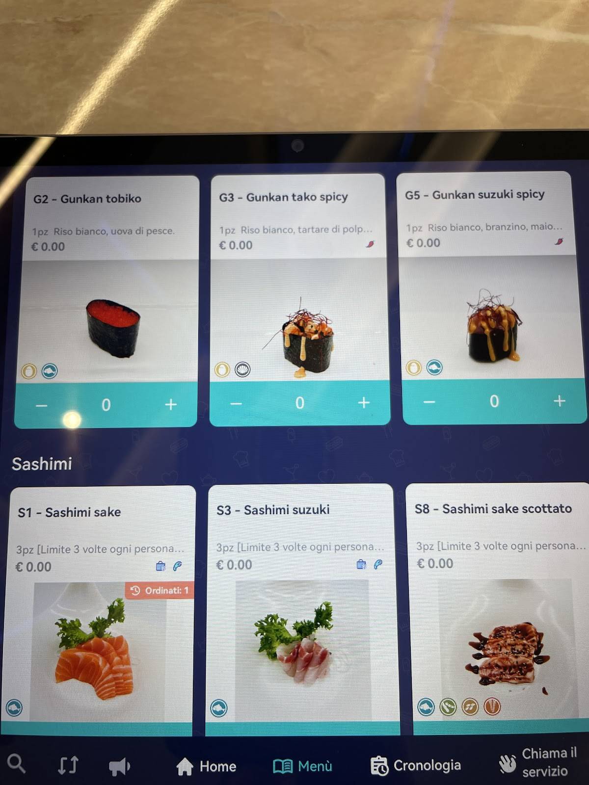 OvO SUSHI меню