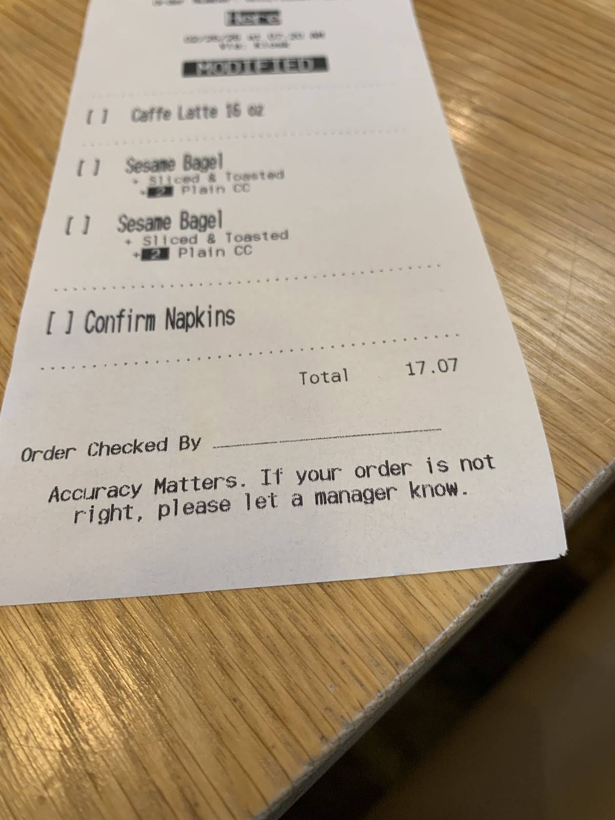 Panera Bread меню